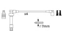 Bosch Ignition Lead Part No - 0986356307