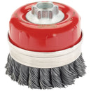 Draper Expert Twist Knot Wire Cup Brush, 80mm, M14