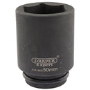 Expert HI-TORQ 6 Point Deep Impact Socket, 3/4" Sq Dr, 50mm