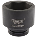 Expert HI-TORQ 6 Point Impact Socket, 3/4" Sq Dr, 59mm