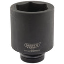 Expert HI-TORQ 6 Point Deep Impact Socket, 1" Sq Dr, 65mm