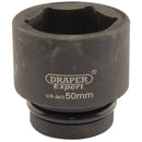 Expert HI-TORQ 6 Point Impact Socket, 1" Sq Dr, 50mm