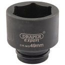Expert HI-TORQ 6 Point Impact Socket, 3/4" Sq Dr, 49mm