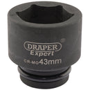 Expert HI-TORQ 6 Point Impact Socket, 3/4" Sq Dr, 43mm