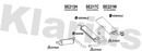Klarius SE213H - Box With Centre Pipe  - Fits Audi Q2 1.4 TFSi