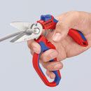 Draper KNIPEX 95 05 20 SB Angled Electricians Shears, 160mm