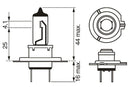 Bosch Longlife 499 H7 12V 55W Px26D Part No - 1987302078