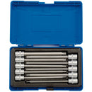Draper TX-STAR Long Socket Bit Set, 3/8" Sq Dr, 150mm (10 Piece)
