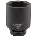 Expert HI-TORQ 6 Point Deep Impact Socket, 1" Sq Dr, 55mm