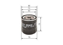 Bosch Oil Filter - 0451103354