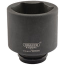 Expert HI-TORQ 6 Point Deep Impact Socket, 3/4" Sq Dr, 70mm
