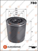 Eurorepar Oil Filter - 1611660980