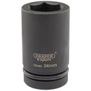 Expert HI-TORQ 6 Point Deep Impact Socket, 1" Sq Dr, 34mm