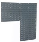 Louvred Panels - Grey - 895290 x2