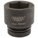 Expert HI-TORQ 6 Point Impact Socket, 1" Sq Dr, 43mm