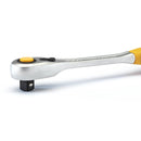 Elora Fine Tooth Quick Release Soft Grip Reversible Ratchet, 1/2" Sq Dr, 270mm