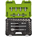 Draper Expert MM/AF Combined Socket Set, 1/2" Sq Dr, Green (41 Piece)
