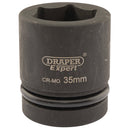 Expert HI-TORQ 6 Point Impact Socket, 1" Sq Dr, 35mm