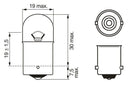 Bosch L/Life R5W 12V 5W Ba15S Trade Pk Part No - 1987302284