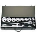 Elora Metric Socket Set, 1" Sq Dr (14 Piece)