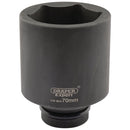 Expert HI-TORQ 6 Point Deep Impact Socket, 1" Sq Dr, 70mm