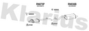 Klarius RN875P - Box With Centre Pipe  - Fits Renault Clio 1.4i