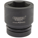 Expert HI-TORQ 6 Point Impact Socket, 1" Sq Dr, 40mm