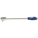 Extra Long Reversible Quick Release Soft Grip Ratchet, 1/2" Sq Dr, 48 Tooth