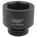 Expert HI-TORQ 6 Point Impact Socket, 1" Sq Dr, 55mm