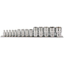 Draper TX-STAR Socket Set, 1/4", 3/8" & 1/2" Sq Dr (14 Piece)