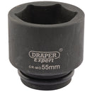 Expert HI-TORQ 6 Point Impact Socket, 3/4" Sq Dr, 55mm