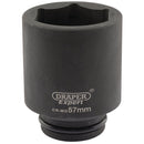 Expert HI-TORQ 6 Point Deep Impact Socket, 3/4" Sq Dr, 57mm