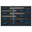 Hand File Set in 3/4 Drawer EVA Insert Tray (13 Piece) - 63513