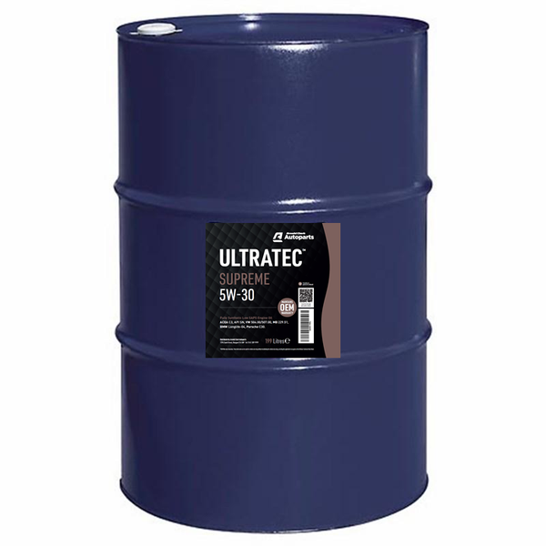 Ultratec Supreme 5W30 Oil 199Litre - E404-199L