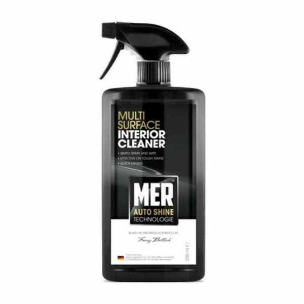 Mer Auto Shine Multi Surface Interior Cleaner Spray Bottle 500ml Clear