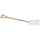 Draper Heritage Stainless Steel Digging Fork with Ash Handle - 99013