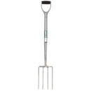 Extra Long Stainless Steel Garden Fork with Soft Grip - 83753