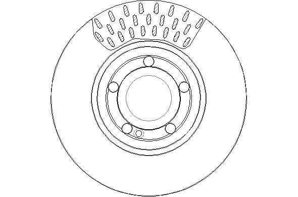 Disctech Brake Disc - Fits Ford, Mercedes-benz - ABD3341 - Front Axle