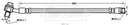 Borg & Beck Brake Hose Part No -BBH7740