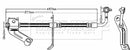 Borg & Beck Brake Hose Part No -BBH8292