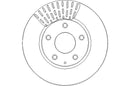 Disctech Brake Disc - Fits Mazda - ABD3233 - Front Axle