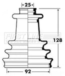 First Line Cv Joint Boot Kit Part No -FCB6106