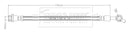 Borg & Beck Brake Hose - BBH8909