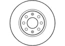 Disctech Brake Disc - Fits Fiat, Toyota - ABD2082 - Front Axle
