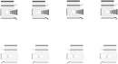 Textar Brake Pad Fitting Kit - 82511400