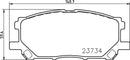 Lexus Toyota Brake Pad Set - Padtech PAD2578