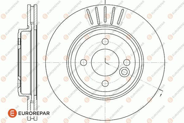 Eurorepar Brake Disc - 1618884780