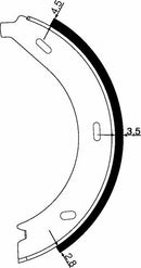 Mintex Brake Shoes fits -MercedesBenz MFR473 (also fits other vehicles)
