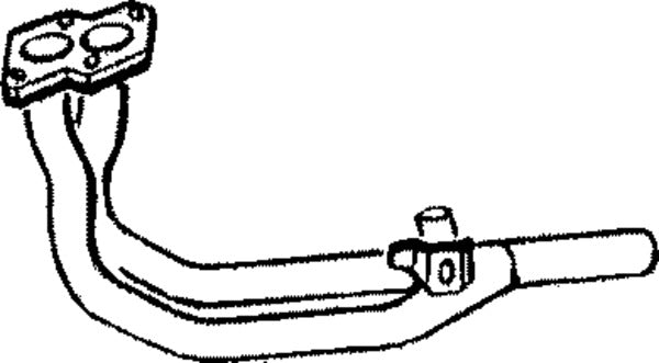 Klarius VW88C - Twin Front Pipe  - Fits Volkswagen Polo 0.9