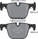 Textar Brake Pad Set - 2551401